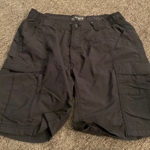 Dark gray mens coleman shorts